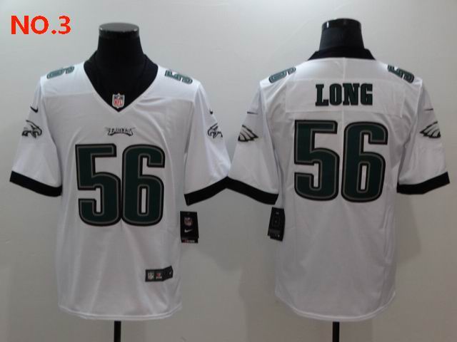 Men's Philadelphia Eagles #56 Chris Long Jersey NO.3;